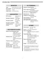 Preview for 2 page of Sanyo NV-E7500 - Navigation System With DVD Player Service Manual