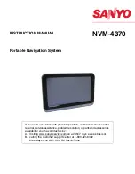 Sanyo NVM-4370 Instruction Manual preview