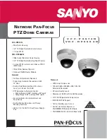 Preview for 1 page of Sanyo Pan-Focus VCC-P9574N Specifications