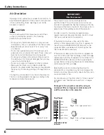 Предварительный просмотр 6 страницы Sanyo PDG-DET100L - SXGA+ DLP Projector Owner'S Manual