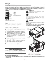 Preview for 13 page of Sanyo PDG-DHT100L - DLP Projector - HD 1080p Service Manual
