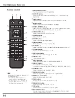 Preview for 14 page of Sanyo PDG-DHT8000L - 8000 Lumens Owner'S Manual