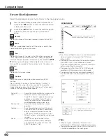 Preview for 40 page of Sanyo PDG-DHT8000L - 8000 Lumens Owner'S Manual