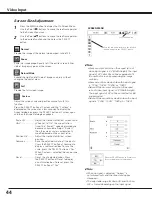 Preview for 44 page of Sanyo PDG-DHT8000L - 8000 Lumens Owner'S Manual