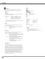 Preview for 60 page of Sanyo PDG-DHT8000L - 8000 Lumens Owner'S Manual