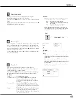 Preview for 61 page of Sanyo PDG-DHT8000L - 8000 Lumens Owner'S Manual