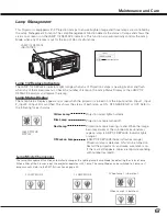 Preview for 67 page of Sanyo PDG-DHT8000L - 8000 Lumens Owner'S Manual