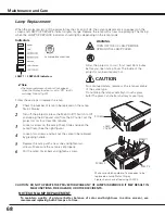 Preview for 68 page of Sanyo PDG-DHT8000L - 8000 Lumens Owner'S Manual