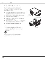 Preview for 70 page of Sanyo PDG-DHT8000L - 8000 Lumens Owner'S Manual