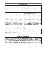 Preview for 3 page of Sanyo PDG-DHT8000L - 8000 Lumens Service Manual