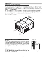 Preview for 7 page of Sanyo PDG-DHT8000L - 8000 Lumens Service Manual