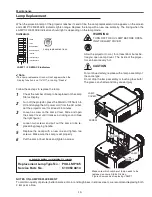 Preview for 13 page of Sanyo PDG-DHT8000L - 8000 Lumens Service Manual