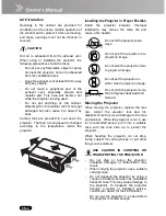 Preview for 6 page of Sanyo PDG DSU21 - SVGA DLP Projector Owner'S Manual