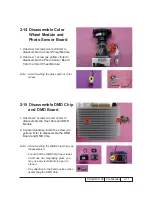 Предварительный просмотр 19 страницы Sanyo PDG-DWL100 - WXGA DLP Projector Service Manual