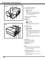 Preview for 10 page of Sanyo PDG-DWL2500 - 2500 Lumens Owner'S Manual