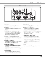 Preview for 11 page of Sanyo PDG-DWL2500 - 2500 Lumens Owner'S Manual