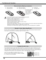 Preview for 14 page of Sanyo PDG-DWL2500 - 2500 Lumens Owner'S Manual