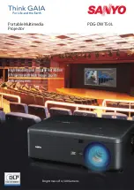 Sanyo PDG-DWT50L - WXGA DLP Projector Specifications preview