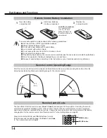 Preview for 14 page of Sanyo PDG-DXL2000 - 2000 Lumens Owner'S Manual