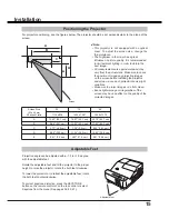 Preview for 15 page of Sanyo PDG-DXL2000 - 2000 Lumens Owner'S Manual