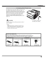 Preview for 19 page of Sanyo PDG-DXL2000 - 2000 Lumens Owner'S Manual