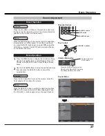 Preview for 27 page of Sanyo PDG-DXL2000 - 2000 Lumens Owner'S Manual