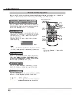 Preview for 28 page of Sanyo PDG-DXL2000 - 2000 Lumens Owner'S Manual