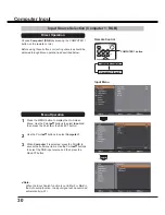 Preview for 30 page of Sanyo PDG-DXL2000 - 2000 Lumens Owner'S Manual