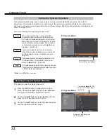 Preview for 32 page of Sanyo PDG-DXL2000 - 2000 Lumens Owner'S Manual