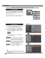 Preview for 42 page of Sanyo PDG-DXL2000 - 2000 Lumens Owner'S Manual