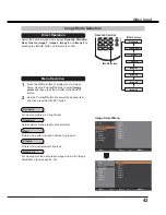 Preview for 43 page of Sanyo PDG-DXL2000 - 2000 Lumens Owner'S Manual