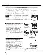 Preview for 48 page of Sanyo PDG-DXL2000 - 2000 Lumens Owner'S Manual