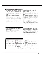 Preview for 49 page of Sanyo PDG-DXL2000 - 2000 Lumens Owner'S Manual