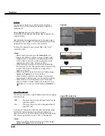 Preview for 54 page of Sanyo PDG-DXL2000 - 2000 Lumens Owner'S Manual