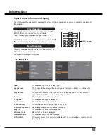 Preview for 63 page of Sanyo PDG-DXL2000 - 2000 Lumens Owner'S Manual