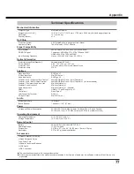 Preview for 77 page of Sanyo PDG-DXL2000 - 2000 Lumens Owner'S Manual