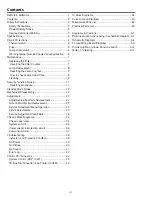 Preview for 2 page of Sanyo PDG-DXL2000 - 2000 Lumens Service Manual