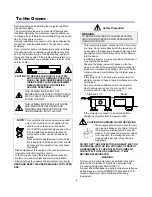 Preview for 3 page of Sanyo PDG-DXT10KL User Manual