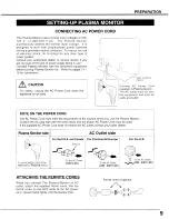 Предварительный просмотр 9 страницы Sanyo PDP-32H1A Owner'S Manual