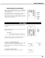 Предварительный просмотр 21 страницы Sanyo PDP-32H1A Owner'S Manual