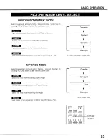 Предварительный просмотр 23 страницы Sanyo PDP-32H1A Owner'S Manual