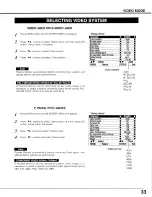 Предварительный просмотр 33 страницы Sanyo PDP-32H1A Owner'S Manual