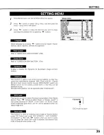 Предварительный просмотр 35 страницы Sanyo PDP-32H1A Owner'S Manual