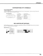 Предварительный просмотр 43 страницы Sanyo PDP-32H1A Owner'S Manual