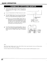 Предварительный просмотр 20 страницы Sanyo PDP-32H1AN Owner'S Manual