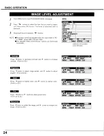 Предварительный просмотр 24 страницы Sanyo PDP-32H1AN Owner'S Manual