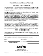 Предварительный просмотр 44 страницы Sanyo PDP-32H1W Owner'S Manual