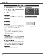 Предварительный просмотр 28 страницы Sanyo PDP-42WV1 Owner'S Manual