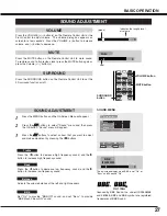 Preview for 27 page of Sanyo PDP42H2W Owner'S Manual