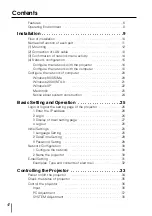 Preview for 4 page of Sanyo PJ-Net Organizer POA-PN01 Owner'S Manual